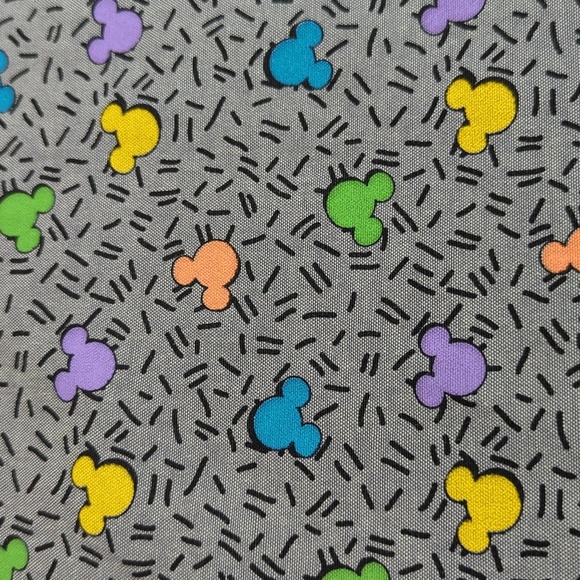 WALT DISNEY World Mickey Mouse All Over Print  Button Front Camp Shirt 90s XXL - Picture 3 of 9